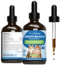 Bien-être animal Or BM lisse pour chiens et chats - Relief de constipation et adoucisseur de tabouret, soutient les mouvements de Bowel en santé - supplément naturel à base de plantes 4 oz (118 ml)