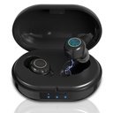 Hoortoestellen voor senioren gehoorverlies, oplaadbare hoortoestellen met geluidsannulering, gehoorversterkers met Oval Charging Case, Black