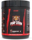 D'énormes suppléments pompe Sérum, Stim libre préentraînement et booster d'oxyde nitrique pour améliorer la concentration, les pompes, la satisfaction avec pas de caféine, L-Citrulline, GlycerPump, L-Tyrosine, Nitrosigine (Strawberry Mojito)
