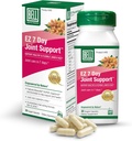 Bell EZ Soutien conjoint 7 jours TM - Supplément santé articulaire à action rapide, une fois par jour – aide à soulager la douleur au genou, l'gonflement et soutient la récupération musculaire – Vegan – 30 capsules