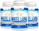 NutraPro White Lung Lung Cleanse & Detox. Steun Lung Health. Ondersteunt Respiratory Health. 60 Capsule - Gemaakt in GMP Certified Facility.