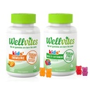 Wellvites Kids Multivitamin & Immune Daily Gummies Bundle - Sugar Free, Vegan, Non-GMO – Vitamins for Kids – Vitamin C for Kids Immune Support - No Artificial Sweeteners – 60 Count