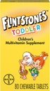 Flintstenen Kauwbare peutervitaminen, Multivitamine voor peuters met vitamine C, vitamine D, Folaat & meer, 80ct