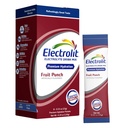 Electrolit Electrolytes Powder Packets, Fruit Punch 8 Pack, Powdered Hydration Packets for Dehydratation & Rehydratation, Post Workout Flavored Hydrating Drink Mix, Gluten Gratis dagelijkse waterverbeteraar Sticks