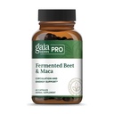 GAIA HERBS PRO Fermented Beet & Maca - Healthy Energy & Circulatie Support Supplement* - Niergezondheidssupplement met bieten- en wortelwortel - Veganistisch, glutenvrij, sojavrij - 60 capsules (30 porties)