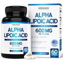Alpha Lipoïnezuur 600 mg per Serving 60 Capsules - Krachtig Antioxidant voor Neuropathie en Cardiovasculaire Gezondheid (ALA Supplement) - Derde Geteste, Niet-GMO, Glutenvrij, Veganistisch & USA Made