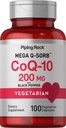 Piping Rock CoQ10 200mg Capsules 