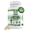 Dim supplément estrogène pour l'harmonie hormonale et la santé de la peau, 2 mois d'approvisionnement - 200 mg de diindolylméthane pour l'équilibre métabolique, la ménopause, le soutien de l'humeur w Biopérine pour une absorption plus élevée