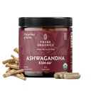 TRIBE ORGANICS Ashwagandha KSM 66 Organic Stress Support Supplement, 120ct