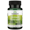 Swanson Shilajit Extract - Herbal Supplement Promoting Cell Growth Support - Natuurlijke formule voor algemene wellness - (400 Milligram 60 Veg Capsules)