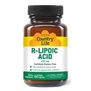 Country Life R-Alpha Lipoic Acid Complex 300mg - Alpha-Lipoïne Acid 270mg & R-Lipoïne Acid 30mg - Antioxidant Ondersteuning - Geen Gist, maïs, tarwe, soja, gluten, melk - Alpha Lipoïnezuur Supplement