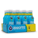 BIOLYTE Electrolyte Drink - Doctor-Formulated Hydration Drink, Electrolyte Water, Chemotherapy Must Haves for Women & Men, Rehydration IV Liquid in a Bottle - Lemon Lime, 16 Fl Oz (12 Pack)