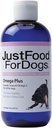 JustFoodForDogs Omega Plus Premium Visolie voor honden Omega 3 Supplement, vloeibaar, 8 oz