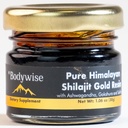 Wees Bodywise Pure Himalaya Shilajit Resin Gold I Lab Tested I Ashwagandha, Gokshura & Saffron I Fulvic Acid & Trace Minerals I Shilajit for Men & Women Zero Sugar I 100% Organic & Natural I 30 gm.