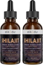 Shilajit Resin Organic Liquid Supplement, Shilajit Himalaya Organic, Shilajit Liquid Drop, Shilajit Drop Bevat 85 Trace Minerals, Alternatief voor Hars & Capsules,120 ml