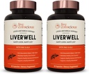 LeverWell Lever Reiniging, Verjonging, Metabole Ondersteuning - Lever Supplement voor de gezondheid van de lever w / zeer Biobeschikbaarheid van melk distel Extract, N-Acetyl Cysteine, Alpha Lipoïnezuur, Zink, Selenium - 2 Pack