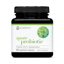 Youtheory Spore Probiotic - 6 Miljard CFU - Probiotic Dispatitive Supplement* - Resists Boomzuur Breakdown* - Dairy, Gluten & Soy Free - 60 Vegetarian Capsules
