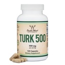 Turkesterone Supplement 500mg, 120 Capsules (Ajuga Turkestanica Extract Std. tot 10% Turkesterone) Vergelijkbaar met Ecdysterone voor de gezondheid van mannen ondersteuning (vervaardigd en getest in de VS) door Double Wood
