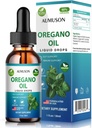 Oregano Olie Liquid Drops met Carvacrol,Vitamine E - 6 maanden Levering Olie van Oregano druppels Tinctuur Extract, Reiniging, Detox, Immuun Ondersteuning, Digestieve Gut Health - Pure Vegan Herbal Oregano Oil 1oz