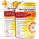 Lipo Naturals Liposomale Vitamine C 1000mg Liquid (2-pack 60 doses) - Natural Formula Immunity + Energy Support - Vegan, China-Free (15oz / 443ml ea.)
