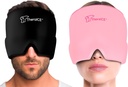 TheraICE Migraine Relief Cap, verzachtende hoofdpijn Ice Pack Mask producten, koelende gelhoed, gezicht koude kompress hoofd Wrap voor spanning, stress & kater