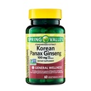 Convergentie Koreaanse Panax Ginseng Vegetarische Capsules, 100 mg, 60 Tellen