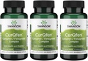 Swanson Controlled Release Curqfen Curcumin/Fenugriek Complex 60 Veg Capsules (3 Pack)