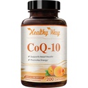 Co-enzym Q10 200mg CoQ10 Supplement -Once Daily CoQ10 200mg Poeder Capsules for Heart Health, Antioxidant & Energy Support -Non-GMO, Quick Absorptie Ubichinon Q10 Coenzyme (Single)