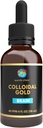 Earth Clinic ® Collective Gold - 4 oz Dropper Bottle, 40 PPM Double Potency, Pure Gold Nanoparticles - Enhanced Brain Health & Cognitive Support
