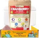 Cranberry voor honden in poeder - Urinaire Tract Gezondheid, Hond UTI, Bladder Ondersteuning, Blaasstenen, Incontinentie Ondersteuning, Cranberry Supplement - Bacon Flavor (150 Serves)
