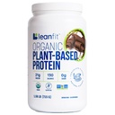 LeanFit Organic Plant Based Protein Powder, Natural Chocolate Flavor - Vegan, USDA Organic Certified, Soy-Free, Gluten-Free, Dairy-Free, Sugar-Free, Non-GMO - 21g Proteïne, 18 Servings, 1,58 Pound Tub