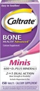 Caltrate Calcium & Vitamine D3 Supplement Plus Minerals Mini Tablets, 150 ea (verpakking van 4)