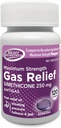 Gasreliefing Maximale sterkte, Simethicone 250 mg, (120 Softgels), Fast Relief from Gas, Bloating, Fullness, Pijnlijke Ongemak, Vergelijk met Maximale sterkte Phazyme Active Ingredient