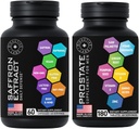Prostaat Supplementen met Saw Palmetto en Pure Saffron Extract Capsules Mannen gezondheid ondersteuning bundel