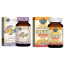 Jardin de la vie Organiques Vitamine prénatale : Folate pour l'énergie et le développement foetal sain et vitamine D, Code Vitamine Raw D3, Vitamine D 5 000 UI