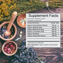 Khroma Kruidenproducten Trauma Blend - Biologische Trauma Support - 60 Vegan Capsules in glazen flessen USDA Biologische, Vegan, Kosher, 3rd Party Tested