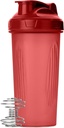 Mr. Pen- Shaker flessen voor eiwitmixen, 28 oz, 1 verpakking, rood, eiwit Shaker fles met draad Whisk Ball, Blender fles