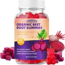Beetwortel Gummy's met bietenwortel Extract, Granaatappelsap Power,Grape Zaad Extract supplement per portie voor mannen en vrouwen niet-GMO, en glutenvrij,60Gummies