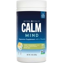 Natural Vitality Calm Mind, Magnesium Citrate + L-Theanine Powder, Ondersteunt een gezonde respons op stress, Glutenvrij & Vegetarian, Honey Chamomile, 12 oz.