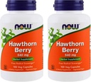 NOW Foods Hawthorn Berry 540 mg, 100 Veg Capsules (verpakking van 2)