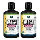 Verbazingwekkende kruiden Premium Black Seed Oil - Cold Pressed Nigella Sativa Aids in Digestive Health, Immune Support, Hersenfunctie, Gezamenlijke Mobiliteit, Glutenvrij, Niet GGO - 32 Fl Oz (pakket van 2)