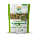 Amazing Grass Super Greens Booster: Mélange de smoothie en poudre de Greens avec Spiruline, Moringa, Blé Grass & Kale Smoothie Booster, Chlorophylle fournissant des verts, 30 portions