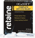 OCuSOFT Retaine MGD Complete droge oogreliëf Lubricant Eye Drops Single-Dose Containers, 30 Count (Pack of 2)