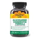 Country Life Glucosamine Chondroitin 1500mg/1200mg - Ondersteunt Joint Health & Smeermiddel - Behoud gezonde cartilage, Tendon, Joint Tissue - Glutenvrij, Non-GMO - 90 Capsules - voor volwassenen