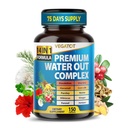 VEGOTOT Organic Water Out Complex - 14-in-1 Formula - met Dandelion Uva Ursi Horsetail Corn Silk Fields Nettle Hibiscus Ginger