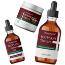 3-Piece Aubergine Huid conditioning Set Aubergine Salve Tinctuur Olie Huidcel Gezondheid Ondersteuning Relief Regenerate Discolored Thicked Scaly Huid aandoeningen