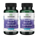 Swanson Triple Boron Complex - Natural Bone Health & Joint Support - Mineral Supplement with Citrate, Aspartate & Glycinate - (250 Capsules) 2 Pack