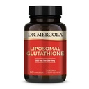 Dr. Mercola Liposomal Glutathion - 350 mg per portie - Ondersteunt de energieproductie - Hoge absorptie - Non-GMO, Glutenvrije & sojavrije - 60 capsules (30 porties)