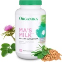 Organika Ma's Melk Kruiden Borstvoeding Supplement (120 capsules): Traditionele Borstvoeding Essentials gebruikt voor Centuriën - Gezegende Thistle, Fenegriek, Moringa - Borstvoeding Ondersteuning voor de Melkvoorziening Toename
