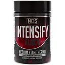 Intensify NDS Nutrition Black - Thermogenic Blend met Advantra Z voor vet en waterverlies - Boost Metabolisme, Burn Calories, Help Suppress Appetite - Verbeter Body Tone, Muscle Definition - 90 Capsules